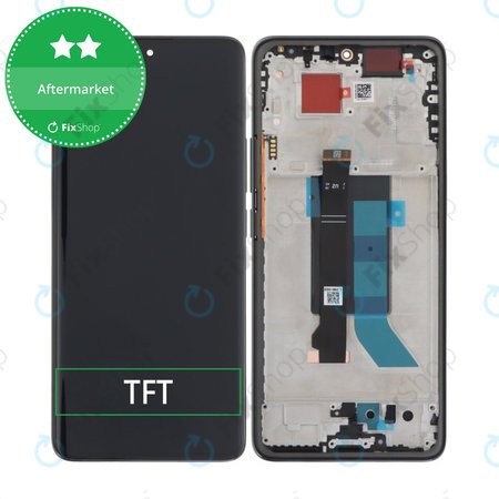 Xiaomi Redmi Note 14 Pro 5G 24090RA29G - Écran LCD + Écran tactile + Cadre (Midnight Black) TFT