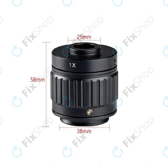 Adaptateur CTV 1X pour Microscope Trinoculaire, C-Mount
