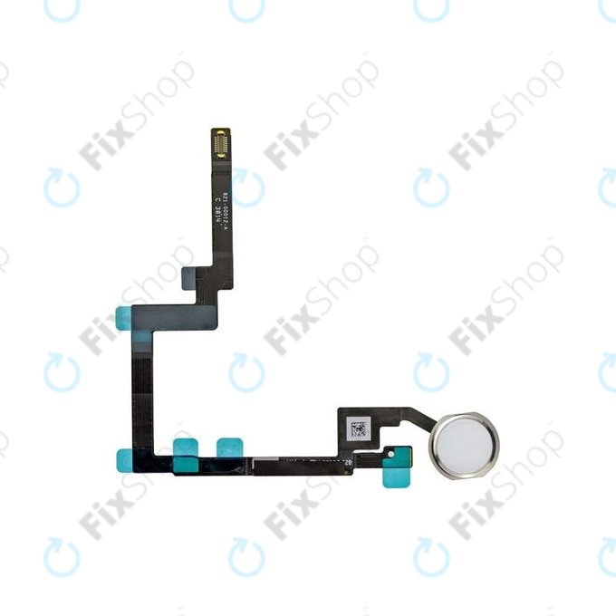 Apple iPad Mini 3 - Bouton Home + Câble flexible (Argent)