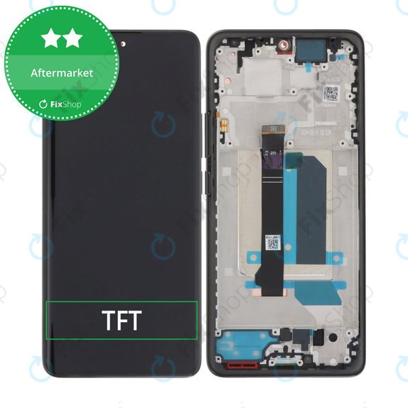 Xiaomi Redmi Note 14 Pro+ 5G 24094RAD4G - Écran LCD + Écran tactile + Cadre (Midnight Black) TFT
