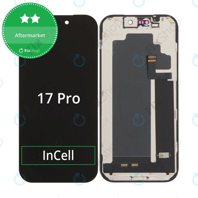 Écran In-Cell FHD pour iPhone 17 Pro, Black, tactile avec cadre
