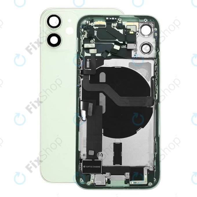 Apple iPhone 12 Mini - Petites pièces du boîtier arrière (vert)