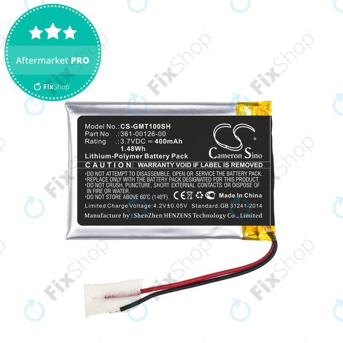 Garmin Fenix 6X, 6X Pro Solar, Tactix Delta - Batterie 361-00126-00 400mAh HQ