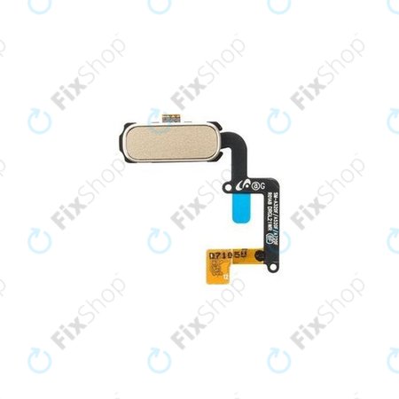 Samsung Galaxy A3 A320F (2017) - Bouton Home + Nappe (Or) - GH96-10773B Genuine Service Pack