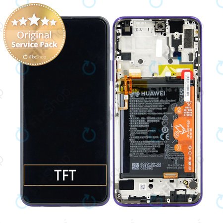 Huawei Honor 9X Pro - Écran LCD + Écran Tactile + Cadre + Batterie (Phantom Purple) - 02353AKK