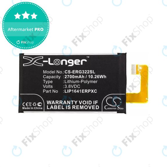 Sony Xperia XA1 Ultra G3221 - Batterie LIP1641ERPC 2700mAh HQ