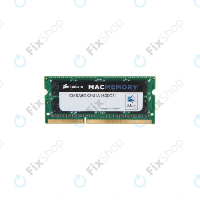 Corsair - Mémoire RAM SO-DIMM 8 Go DDR3L 1600 MHz - CMSA8GX3M1A1600C11 Genuine Service Pack