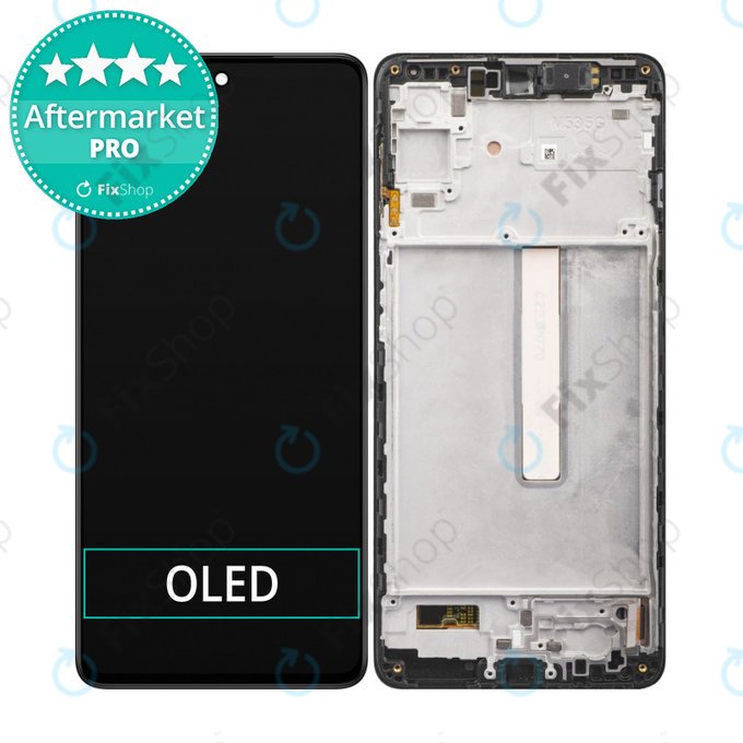 Samsung Galaxy M53 5G M536B - Écran LCD + Écran tactile + Cadre (Noir) OLED