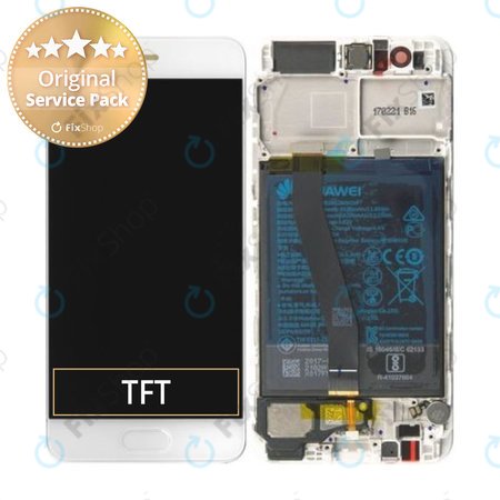 Huawei P10 - Écran LCD + Ecran Tactile + Cadre + Batterie (Or Éblouissant) - 02351DJF