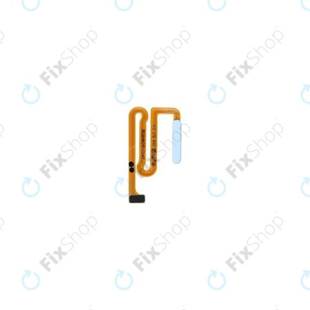 Samsung Galaxy A13 A135F - Senzor Otisku Prsta + Flex Kabel (Bleu clair) - GH96-15035B Genuine Service Pack