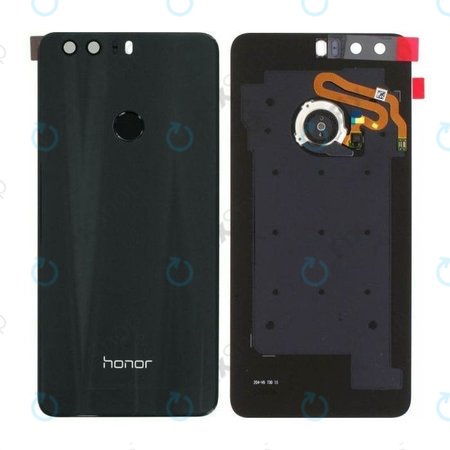 Huawei Honor 8 - Cache batterie + Capteur d'empreintes digitales (Noir) - 02350XYW