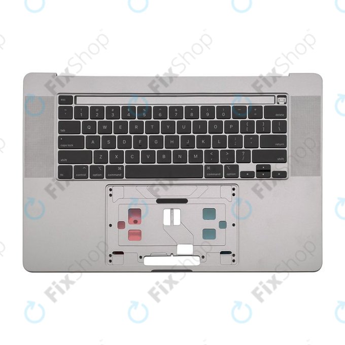 Apple MacBook Pro 16" A2141 (2019) - Cadre de clavier supérieur + clavier US (gris sidéral)