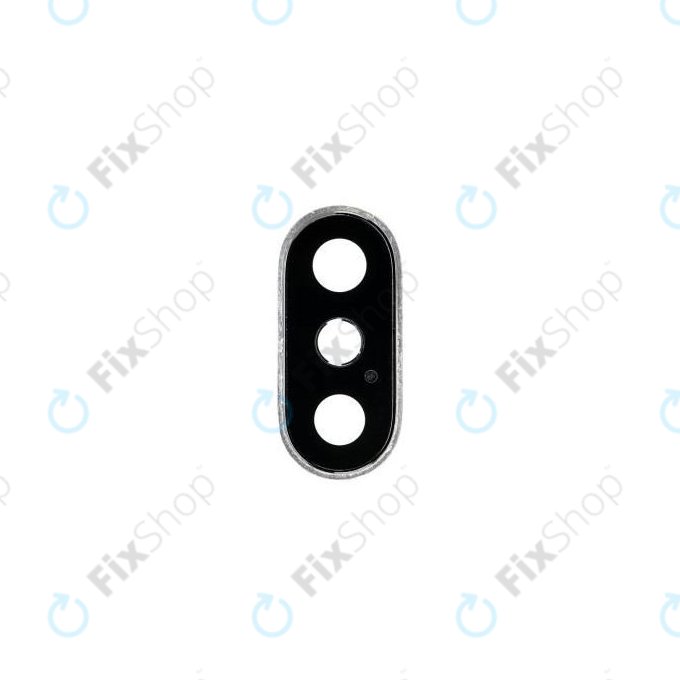 Apple iPhone X - Objectif d'appareil photo + cadre (Argent)