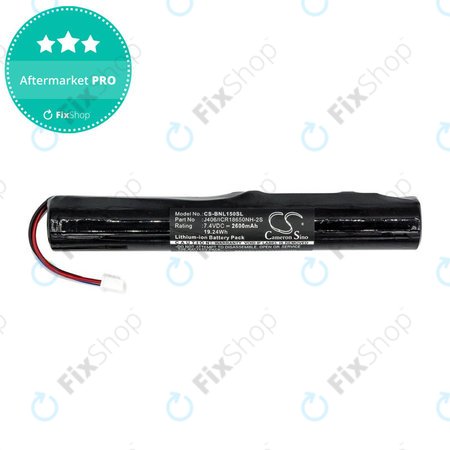 Batterie pour Bang & Olufsen Beolit 15, 17, Beoplay A2, 2600mAh, Li-Ion, 7.4V, J406/ICR18650NH-2S, HQ