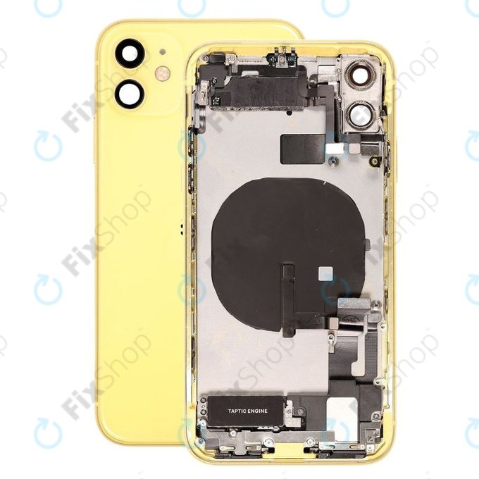 Apple iPhone 11 - Petites pièces du boîtier arrière (jaune)