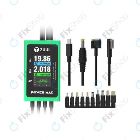 Câble d'alimentation de diagnostic avec affichage pour ordinateurs portables, 2UUL PW08