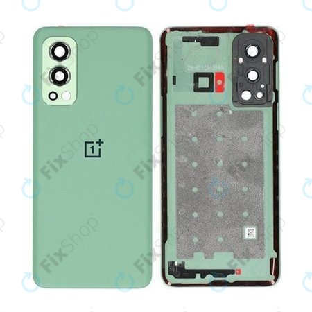 OnePlus Nord 2 5G - Cache batterie (bois vert) - 2011100355 Genuine Service Pack
