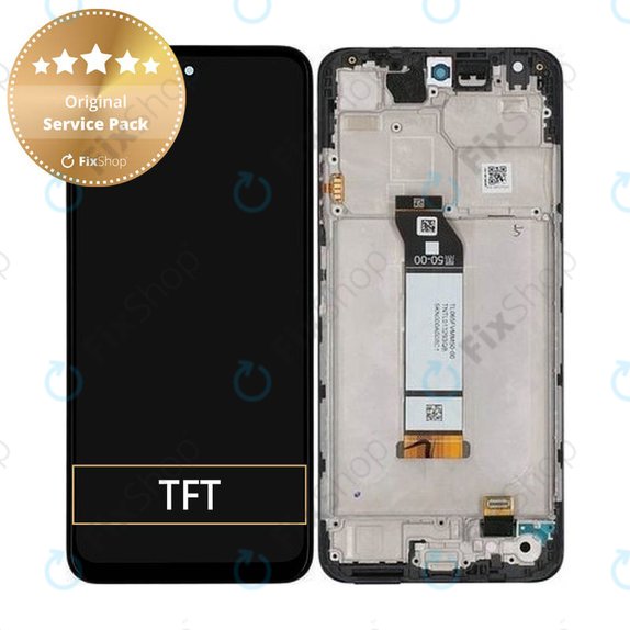 Xiaomi Redmi Note 10 5G - Écran LCD + Ecran Tactile + Cadre (Graphite Grey) - 5600020K1900 Genuine Service Pack
