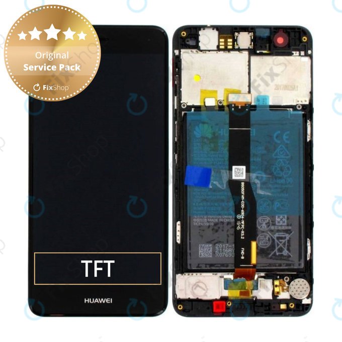 Huawei Nova - Écran LCD + Ecran Tactile + Cadre + Batterie (Black) - 02351CKD, 02350YRH Genuine Service Pack