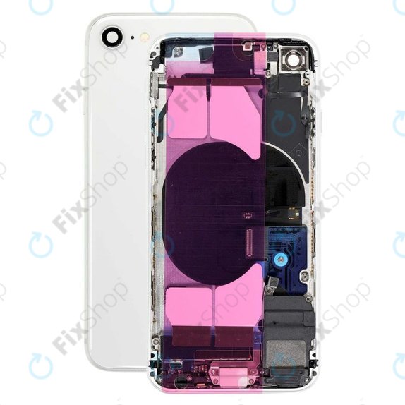 Apple iPhone 8 - Petites pièces du boîtier arrière (argent)