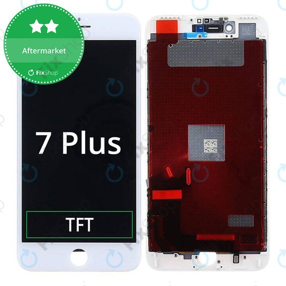 Écran pour iPhone 7 Plus, White, Tactile avec cadre