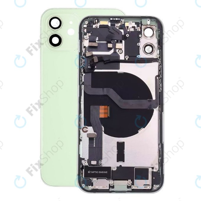 Apple iPhone 12 - Petites pièces du boîtier arrière (vert)
