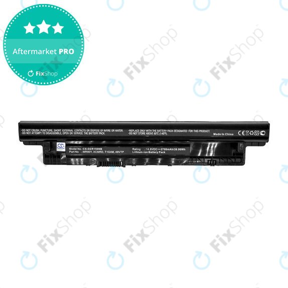 Batterie pour Dell Inspiron 14R, 15, 15R, N3521, 2700mAh, Li-Ion, 14.8V, MR90Y, HQ