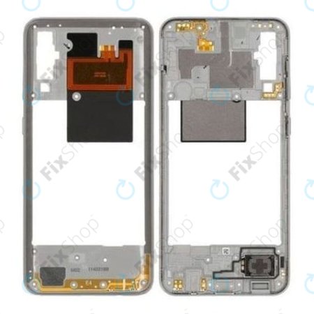 Samsung Galaxy A50 A505F - Cadre central (Blanc) - GH97-23209B Genuine Service Pack