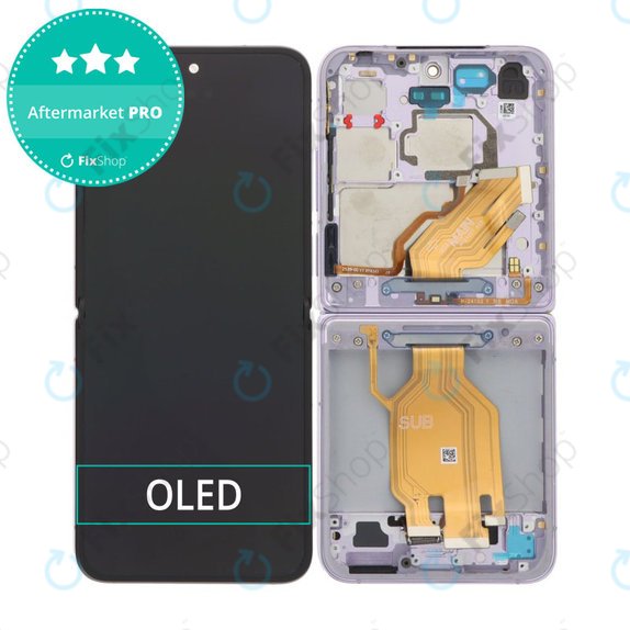 Xiaomi Mix Flip 2405CPX3DC - Écran LCD + Écran tactile + Cadre (Purple) OLED