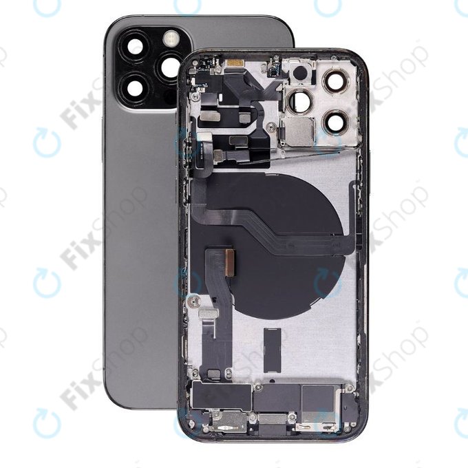 Apple iPhone 12 Pro - Petites pièces du boîtier arrière (graphite)