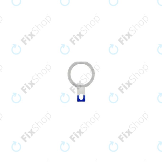 Apple iPad Air - Cercle en plastique du bouton Home (Blanc)