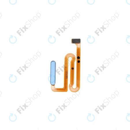 Samsung Galaxy M22 M225F - Capteur d'empreintes digitales + Câble flexible (Bleu clair) - GH96-14541C Genuine Service Pack