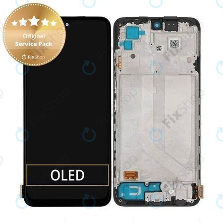 Xiaomi Redmi Note 10S - Écran LCD + Ecran Tactile + Cadre (Gris Onyx) - 5600020K7B00, 560002K7BN00 Genuine Service Pack