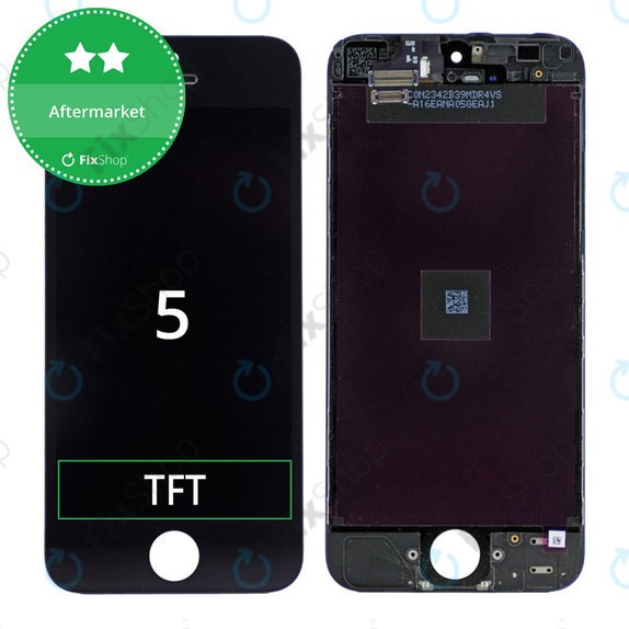 Écran pour iPhone 5, Black, Tactile avec cadre
