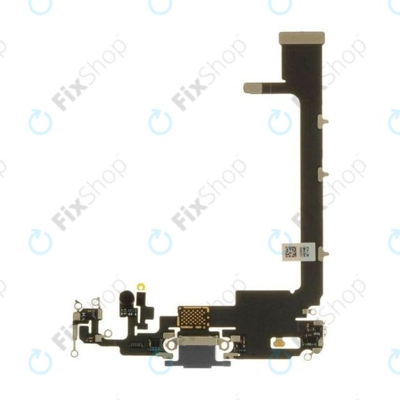 Apple iPhone 11 Pro Max - Connecteur de charge (sans circuit intégré de charge) + câble flexible (Space Gray)