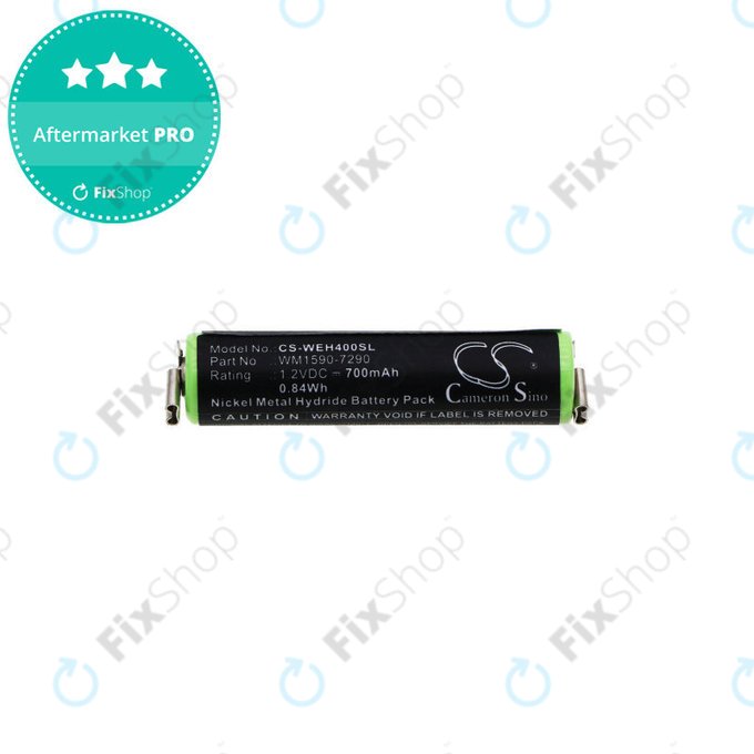 Batterie pour Wella Bella, Chromini, Super, Contura HS61, 700mAh, Ni-MH, 1.2V, WM1590-7290, HQ