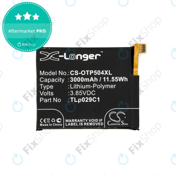 Blackberry Key2 LE - Batterie TLP029C1 3000mAh HQ