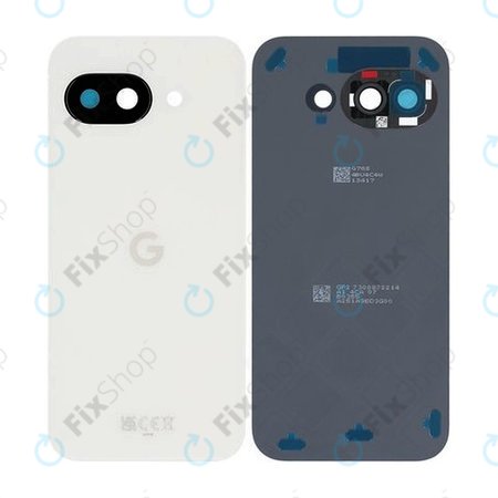 Google Pixel 9a GTF7P - Cache batterie (Porcelain) - G949-01316-00 Genuine Service Pack