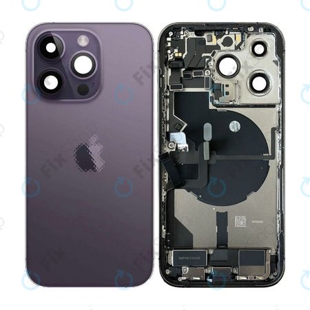 Apple iPhone 14 Pro - Petites pièces du boîtier arrière (violet foncé)