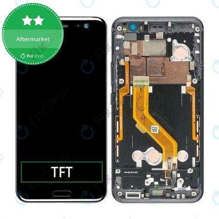 HTC U11 - Écran LCD + Écran Tactile + Cadre (Noir)