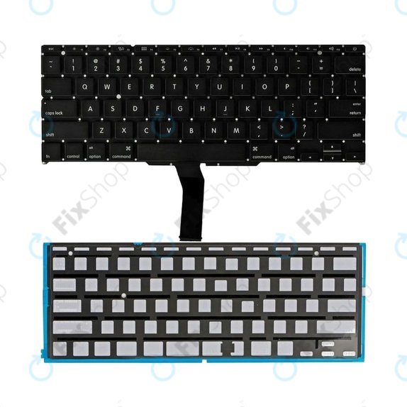 Apple MacBook Air 11" A1370 (Late 2010 - Mid 2011), A1465 (Mid 2011 - Early 2015) - Clavier + Rétroéclairage US