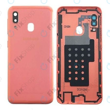Samsung Galaxy A20e A202F - Cache batterie (Corail) - GH82-20125D Genuine Service Pack