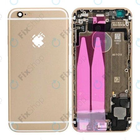 Apple iPhone 6 - Petites pièces du boîtier arrière (Or)
