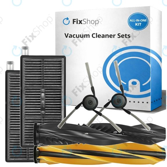 Kit de pièces de rechange pour Dreame Aqua 10, 10 Ultra (1 paire de brosses principales, 2x Filtre, 2x Brosse latérale)