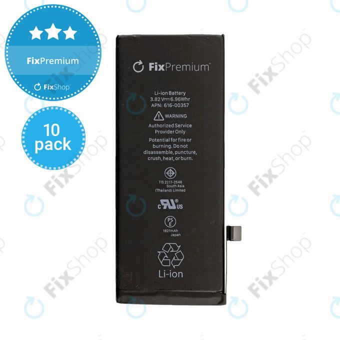 Apple iPhone 8 - Batterie 1821mAh FixPremium (10 Pack)