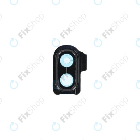 Samsung Galaxy A20e A202F - Cadre d'objectif de caméra arrière (noir) - GH98-44338A Genuine Service Pack