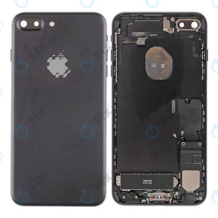 Apple iPhone 7 Plus - Petites pièces du boîtier arrière (noir)