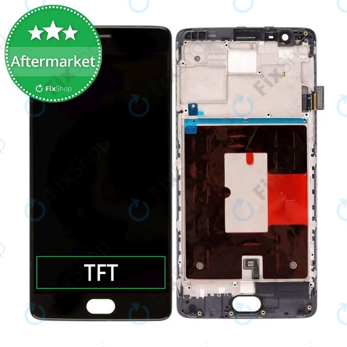 OnePlus 3T - Écran LCD + Écran Tactile + Cadre (Noir)