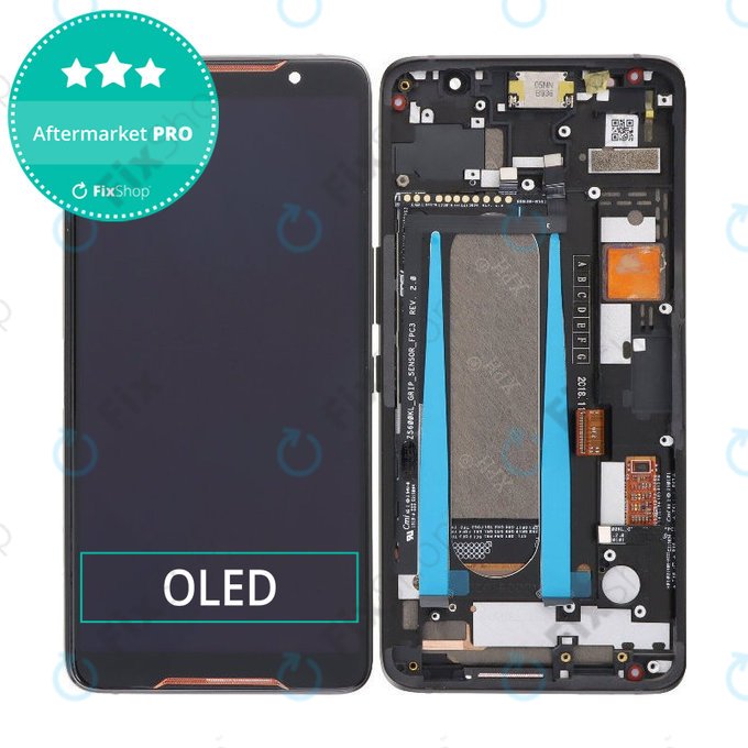 Écran OLED pour Asus ROG ZS600KL, tactile avec cadre