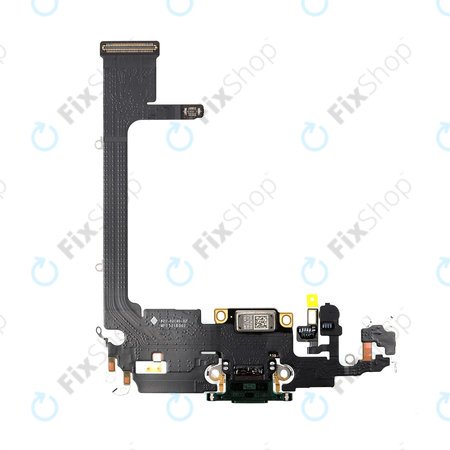 Apple iPhone 11 Pro - Connecteur de charge + Câble flexible (Vert)